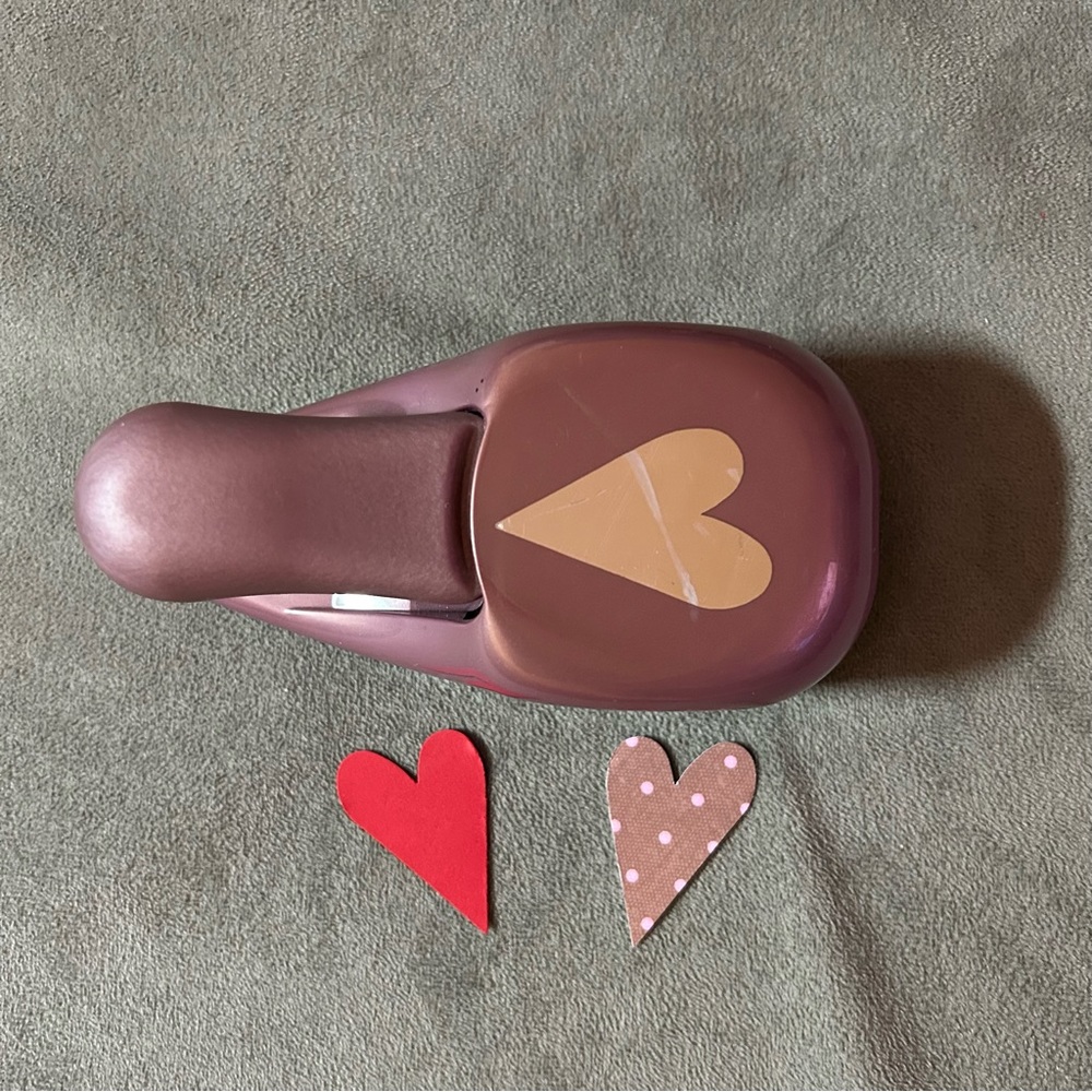 EK Success Paper Shapers whale tail style LARGE heart punch